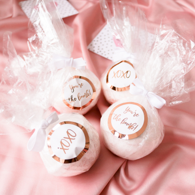 Valentine Bath Bomb Favors